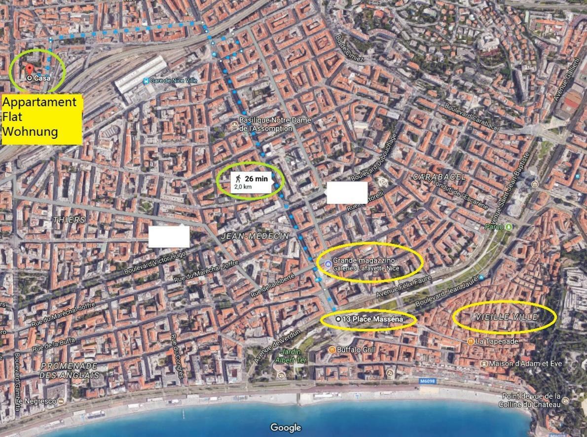 Nice/Nizza : Apartment Luaran gambar