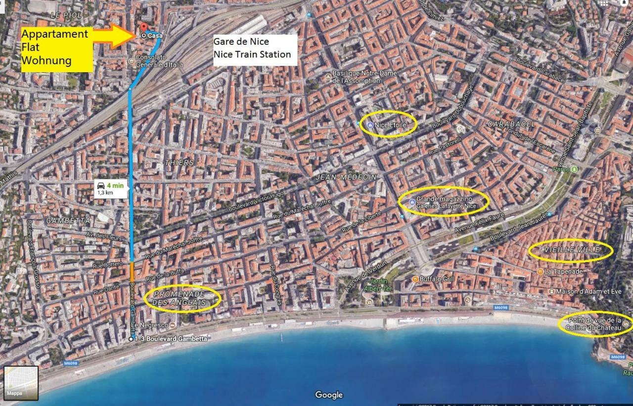 Nice/Nizza : Apartment Luaran gambar
